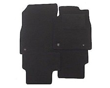 TOYOTA AURIS (2007-13) Fully Tailored Car Floor Mats BLACK TRIM EDGE + 2 Clips