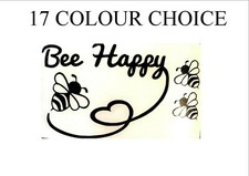 Bee Happy Bumble bee vinyl