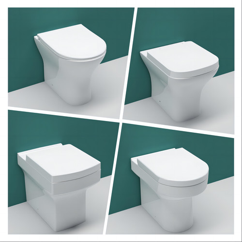 Aica bathroom white back to - aica,