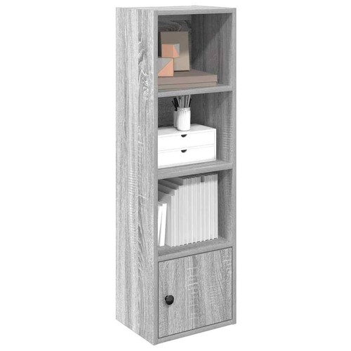 Bookcase grey sonoma 31x24x102 - sonoma,
