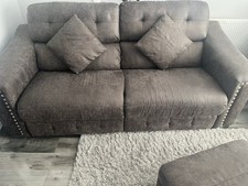 Lazy Boy Hollywood4 sofa with love chair and storage foot stool.