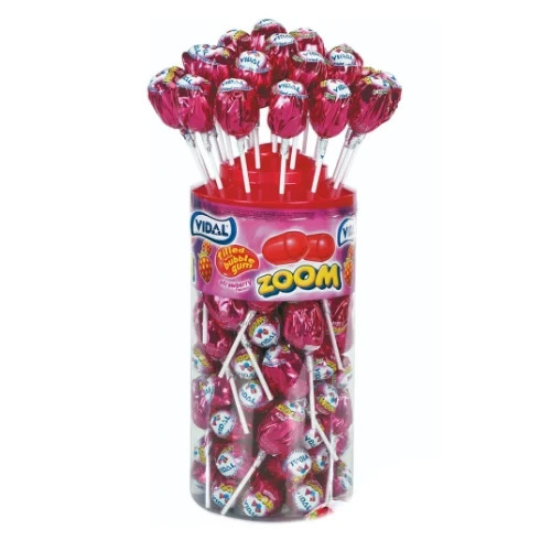 Vidal zoom strawberry lollies - vidal,