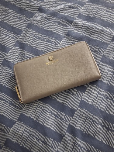 Modalu grey leather zip around - modalu, zip-around