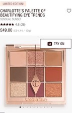 Charlotte Tilbury Beautiying Eyes Sensual Sunset Colour (Read Descriltion)