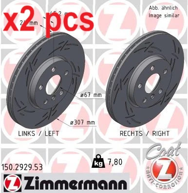 Pcs sides front fits - x2,
