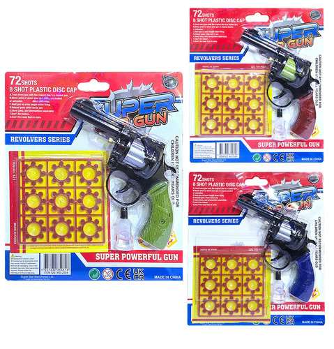 Metal cap gun with shots - metal,