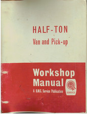 AUSTIN A60 0.5 TON VAN & PICK-UP ORIGINAL 1965 FACTORY WORKSHOP MANUAL