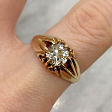 Gold ring white - ct,