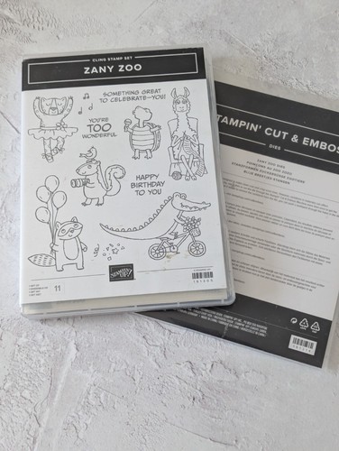 Stampin zany zoo red - stampin',