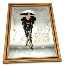 Vintage Art-Deco Vogue Mirror 34x23cm
