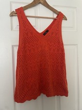 Ladies Knitted Vest Top Size