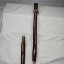 Vintage Wooden Flute Fife 2pc