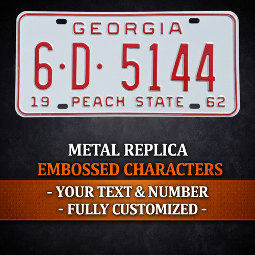 Georgia 1962 metal - 1962,