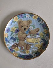 Teddy's Easter Treat Plate Franklin Mint Sarah Bengry Limited Edition #U3649