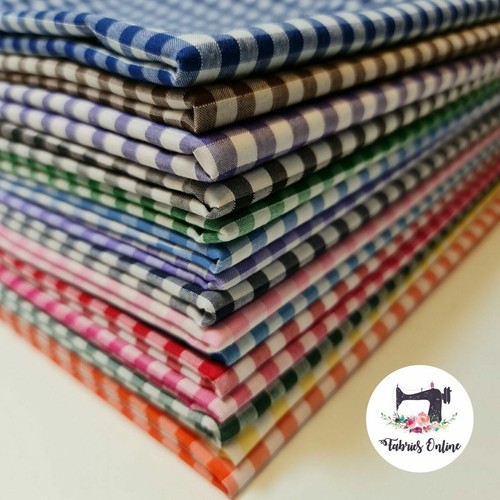 Gingham check cotton - 1/4",