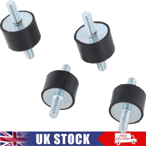 Rubber mount male - 4x, male/male