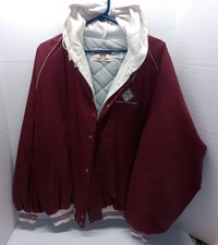 Vintage WestArk International Semi-Truck Lined Satin Jacket w/ Hood - Adult XL