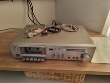 Vintage Sony TC-K33 Stereo Cassette Deck In Silver SD Head - Tested & Working