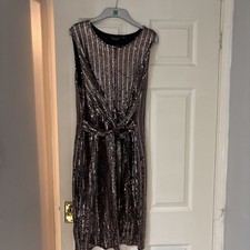 Dorothy Perkins Metallic Cocktail Dress In Size 18 BNWT