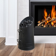 Iron Fireside Scuttle Heavy