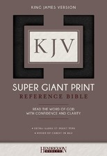 KJV Super Giant Print Bible -