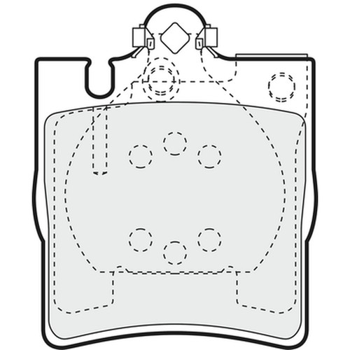 Brake pads for mercedes - pads,