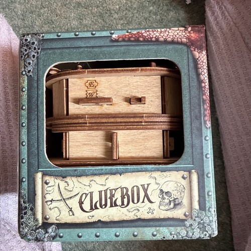Wooden escape room puzzle - room, box