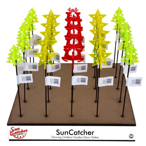 Christmas stake sales display - stake,