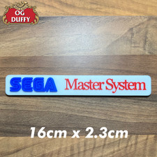Decorative SEGA Master System logo Sign Display 16cm x 2.3cm