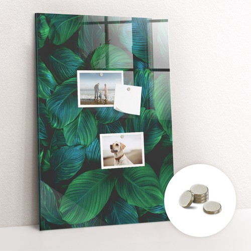 Magnetic glass memo board - memo,