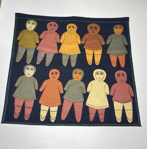 Vintage wool inuit felt - wool,