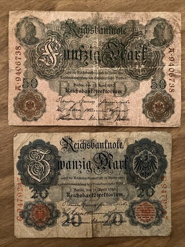 Germany banknotes 50 - germany, 20