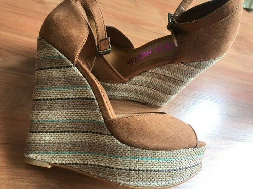 Suede dune hugh wedge - dune, shoes