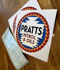 Pratts Petrol & Oils Sticker