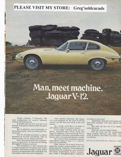 1973 jaguar 2 v 12 - jaguar, +