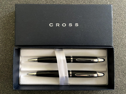 Brand new boxed - cross, ball