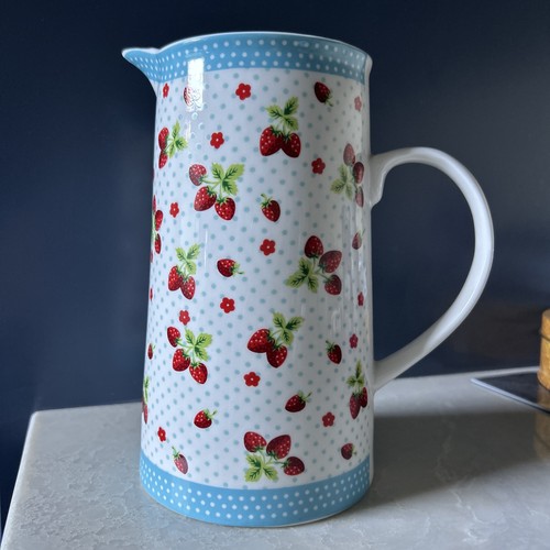 Ceramic vase jug strawberry - vase/jug,