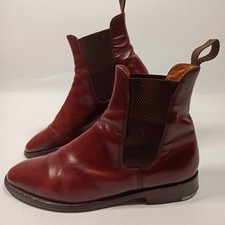 Loake 290T Mens Leather Chelsea Boots Made in England - Brown - Size 8 UK