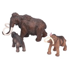 ・Mammoth Model Simulated Figurine Realistic Plastic Mammoth Toys For Animal