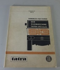 Owners Manual / Handbook / Wiring Diagram Tatra 813 6x6 Tractor Unit - Original