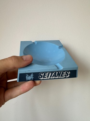 Vintage seitanes ashtray - ashtray, 1980s