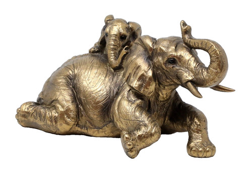 Elephant and baby ornament - elephant,