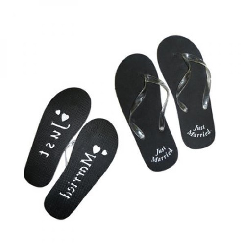 Black mens just married - black, flip