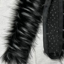 1M Faux Raccoon Fur Strips