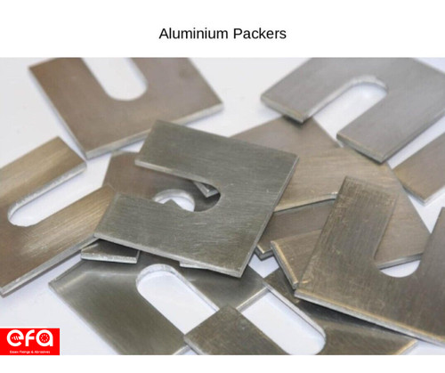Aluminium packers horseshoe - aluminium, u