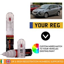 Touch Up Paint Pen For Opel Zafira Tourer C Mixed By Car Registration Reg Number