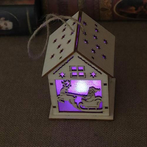 Mini wooden christmas chalet - mini,