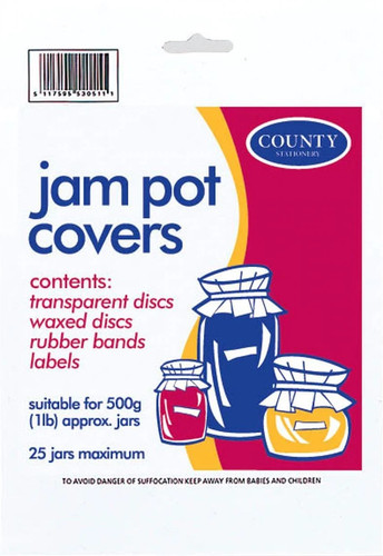 Jam pot covers pack - jam,