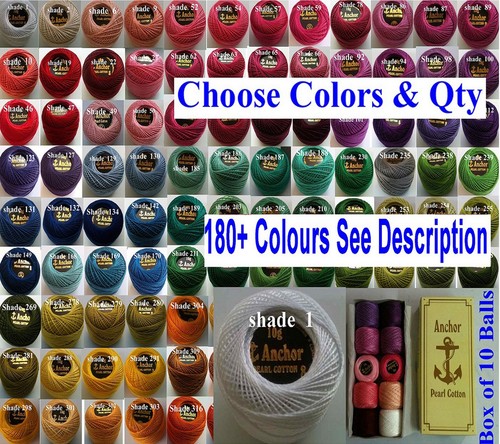 Anchor pearl cotton crochet - 10,