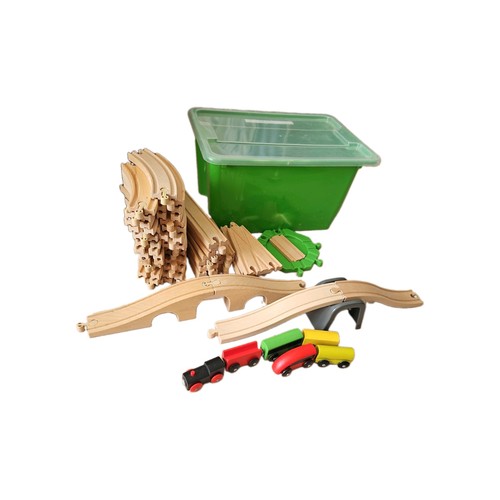 Ikea wooden train - train, bundle